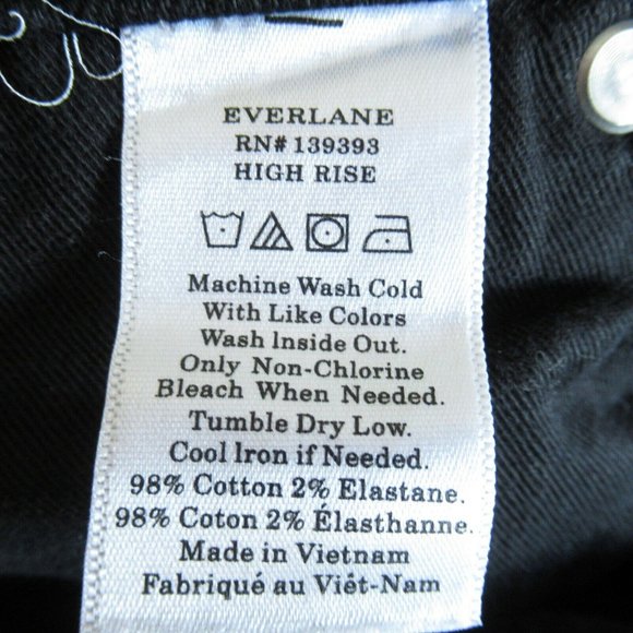 Everlane Jeans High Rise Skinny Ankle Crop - Picture 5 of 6